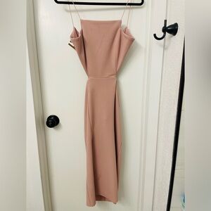 Elliatt Pink Cold Shoulder Sheath Dress for Wedding